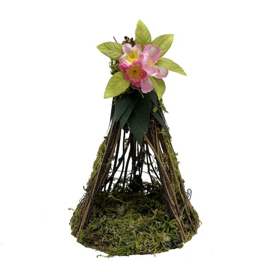 8&#x22; Green Moss &#x26; Flower Tent by Ashland&#xAE;
